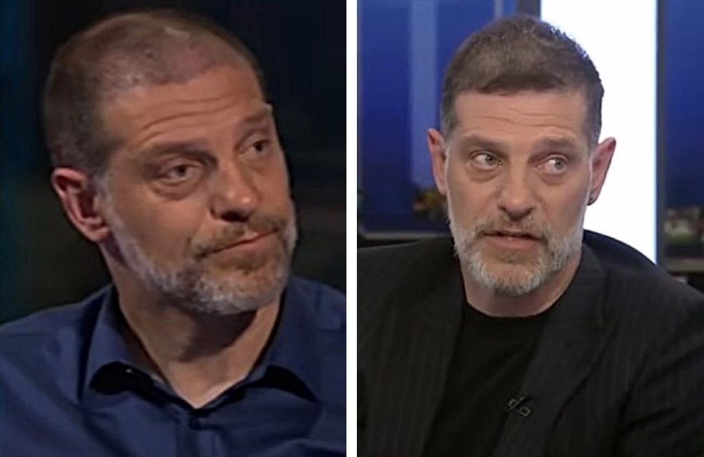 Slaven Bilic's hair in 2016 (left) and 2022 (right)