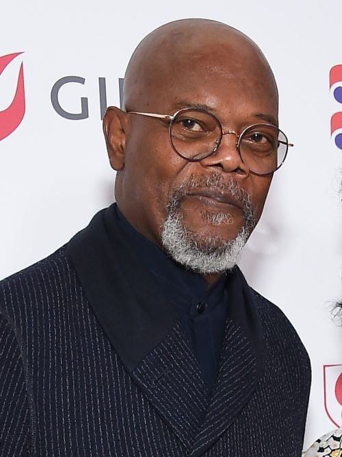 Samuel L. Jackson bald with a beard