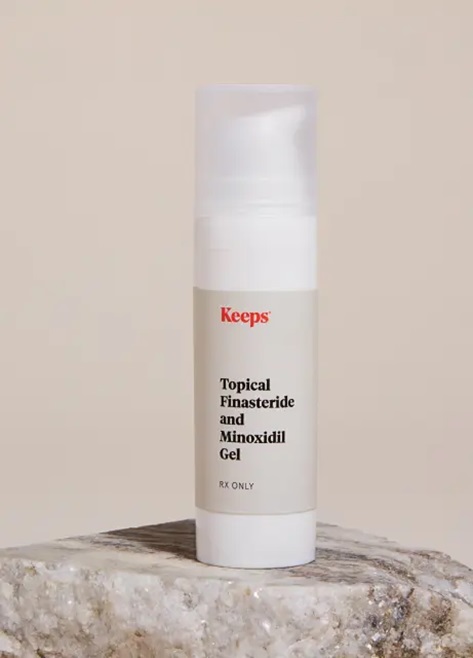 Keeps Topical Finasteride and Minoxidil Gel