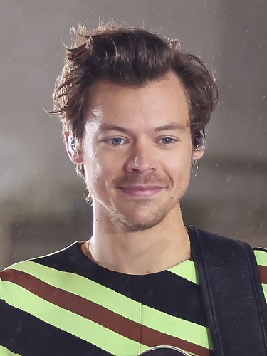 Harry Styles' m-shaped hairline