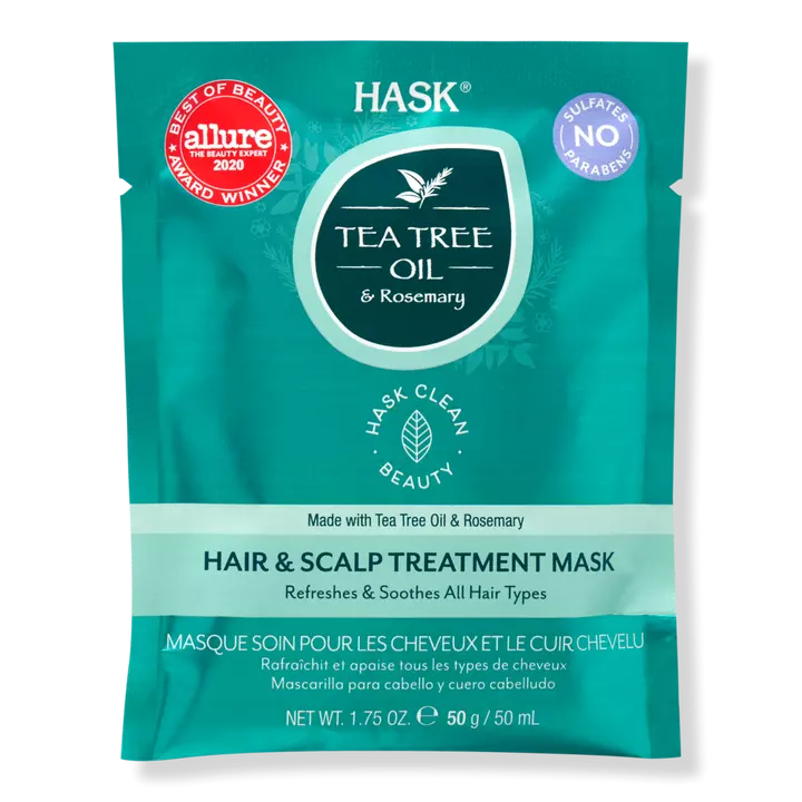 Hask Tea Tree Oil & Rosemary Hair & Scalp Treatment Mask