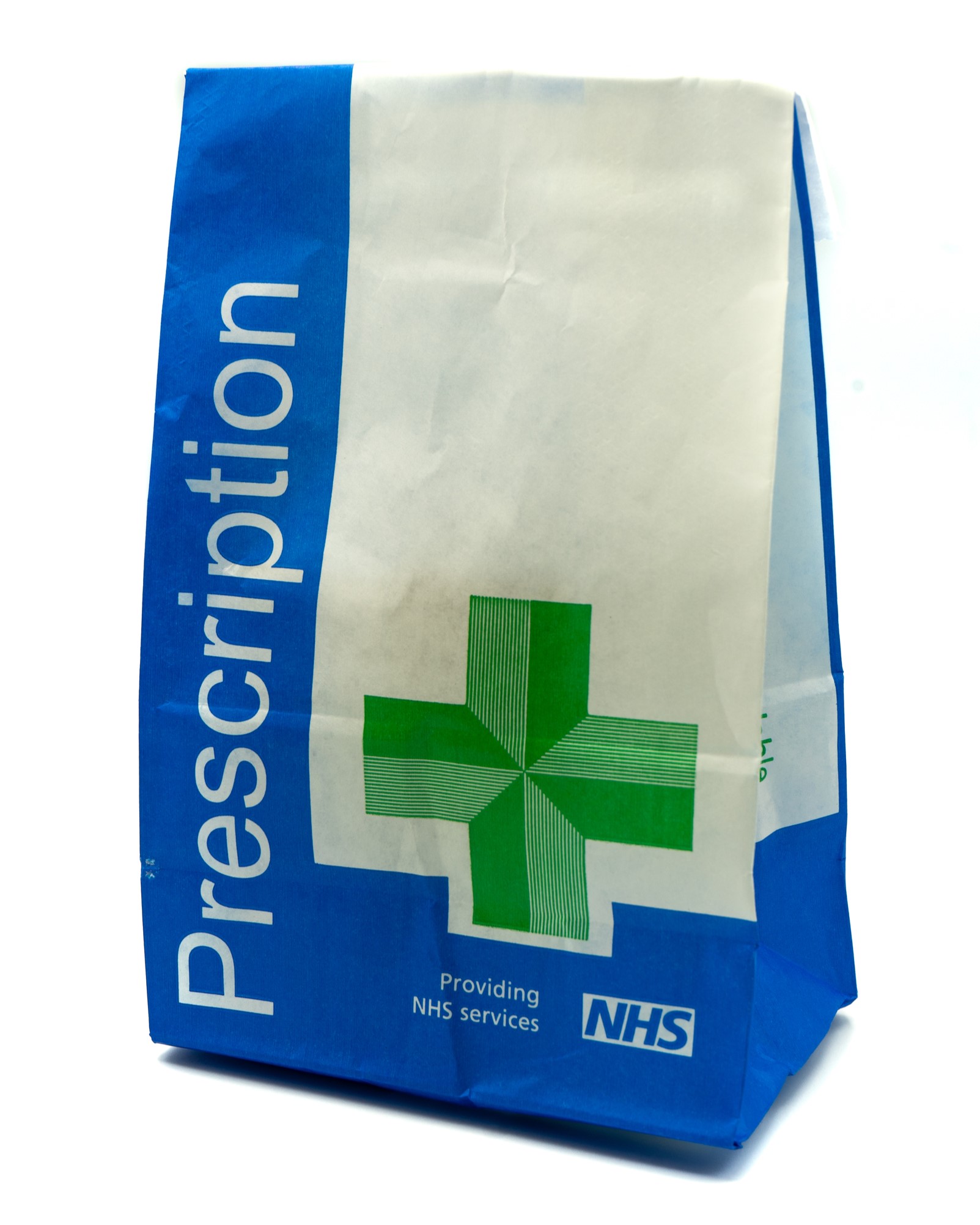 NHS prescription bag