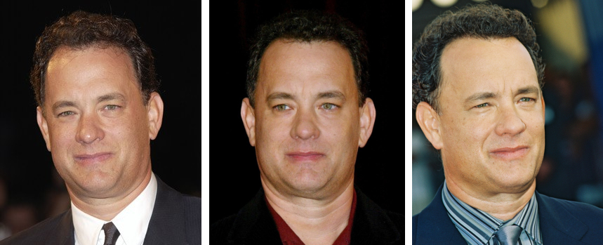 Tom Hanks in 2002, 2003, and 2004