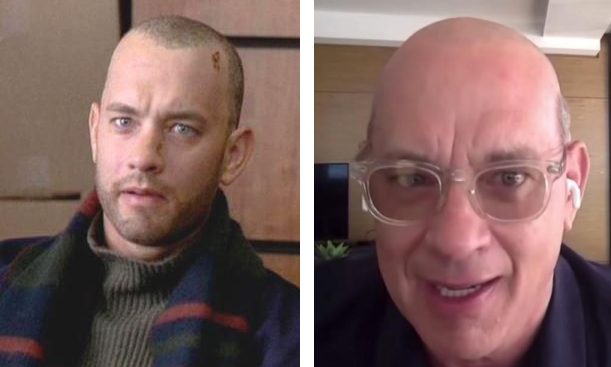 bald Tom Hanks