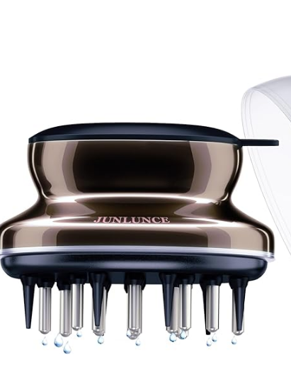 JUNLUNCE Scalp Applicator & Head Massager with Applicator Bottle