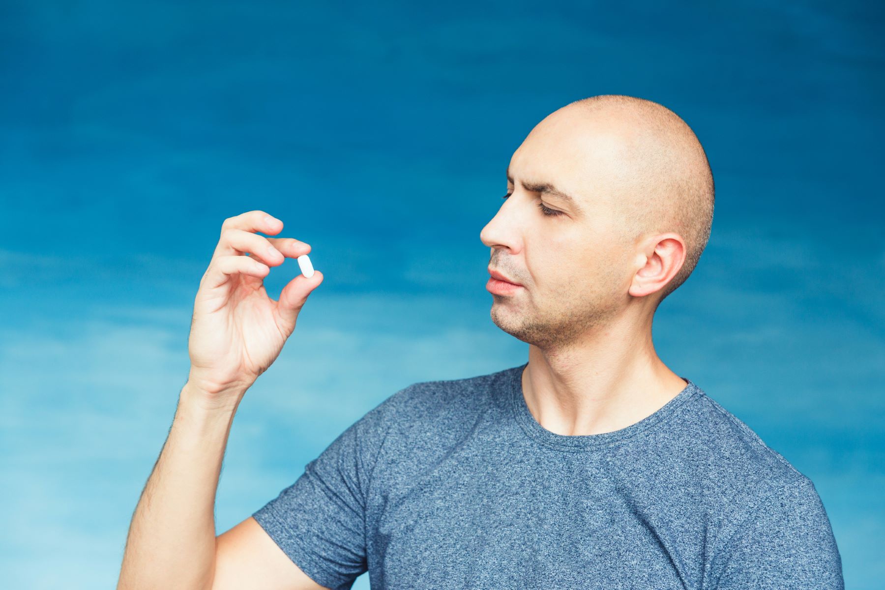 Man hoping if his hair will grow back after a B12 deficiency