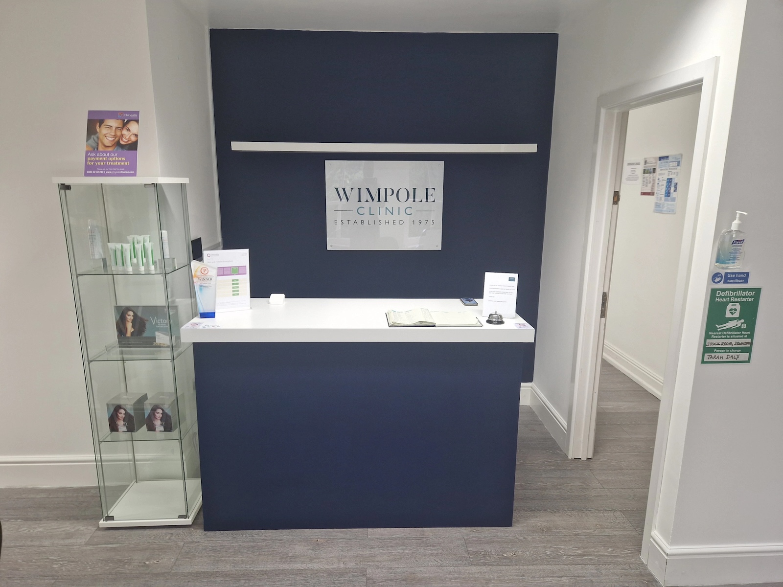 Wimpole Clinic front desk