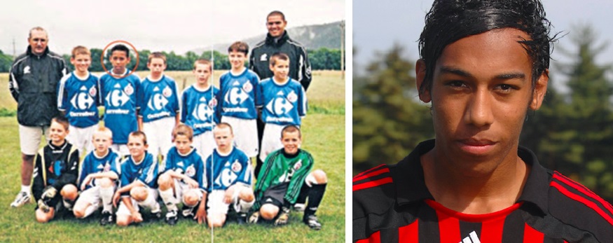 Aubameyang in his childhood and teenage years