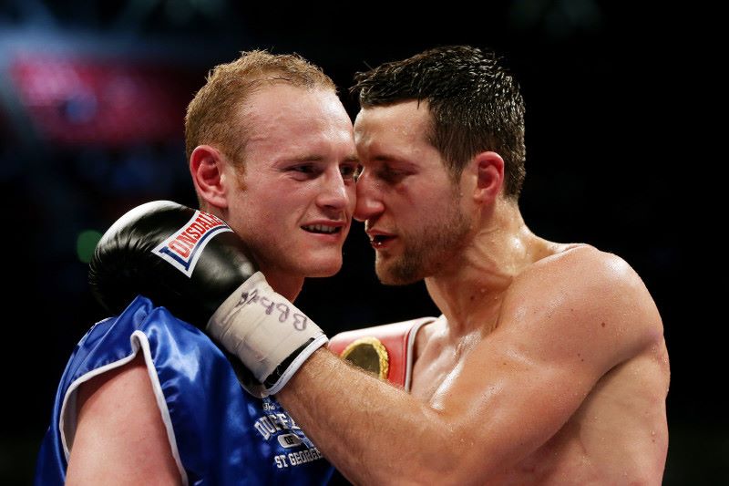 George Groves’ early male pattern baldness in 2014