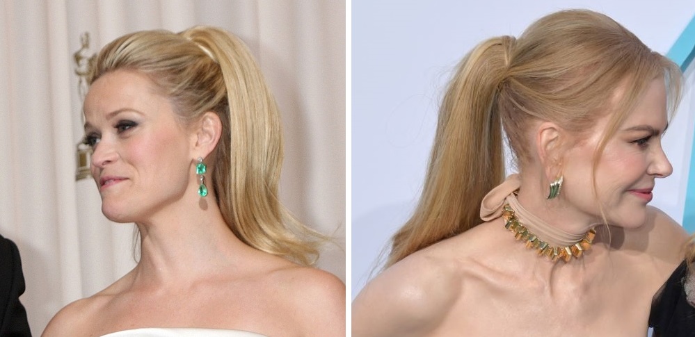 Bouffant ponytail for a thinning crown