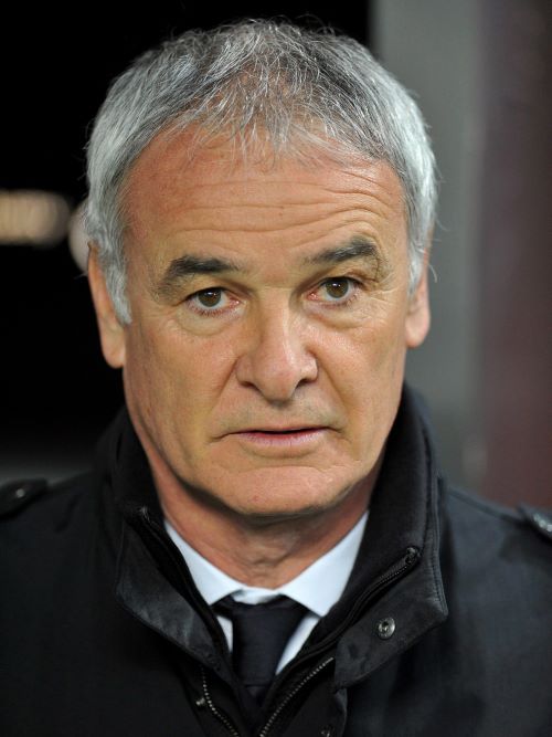 Claudio Ranieri wears an unfussy brushed-forward style