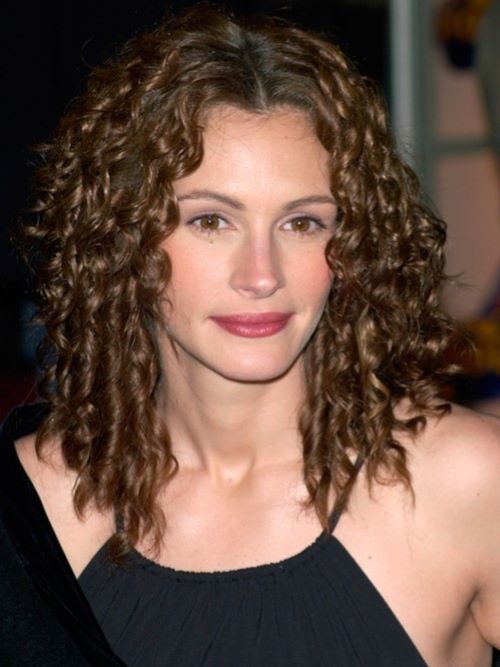 Julia Roberts illustrating type 3B hair