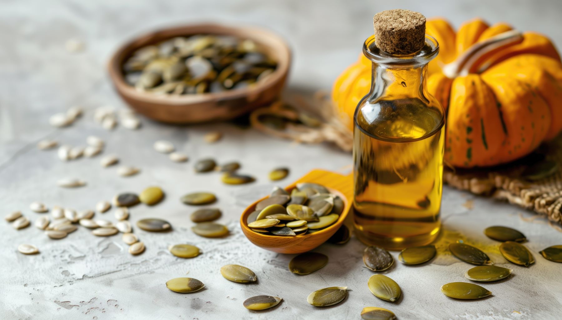 Pumpkin seed oil and pumpkin seeds