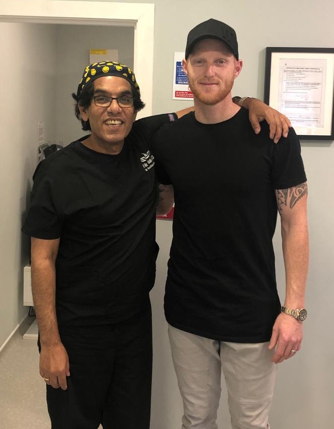 Ben Stokes and Dr. Malkani