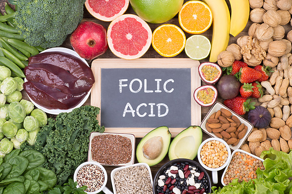 Folic acid for hair