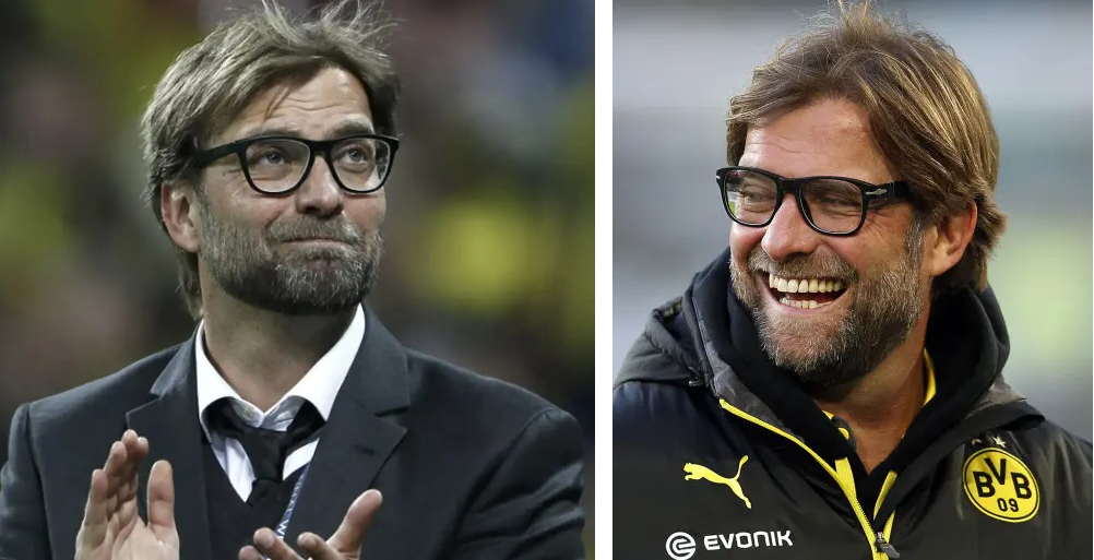 Jurgen Klopp in 2012 with thicker hair