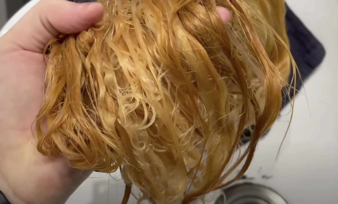 damaged hair after chemical treatment