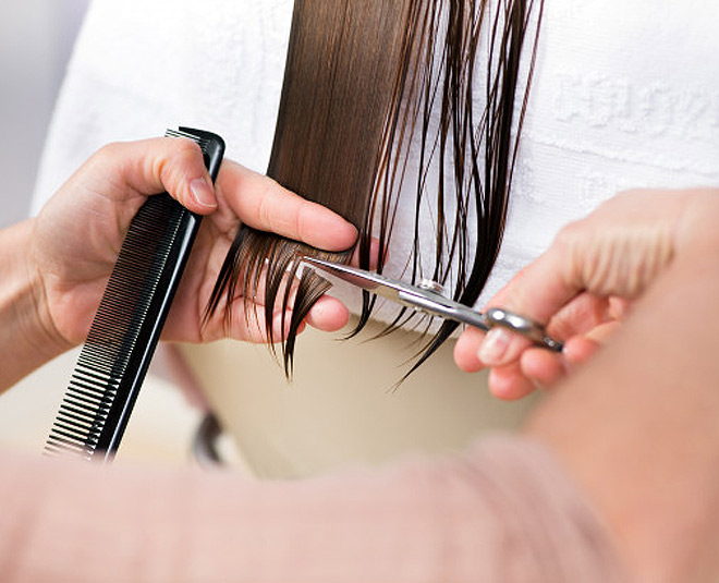 person getting their hair cut